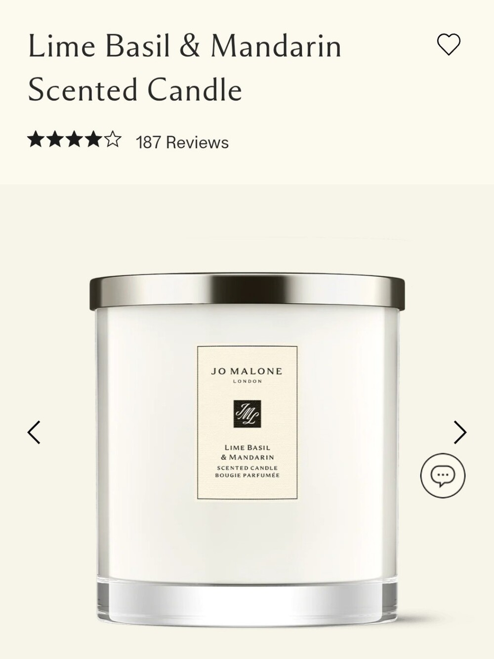Jo Malone Lime Basil & Mandarin Candle 200g - Picture 16 of 16